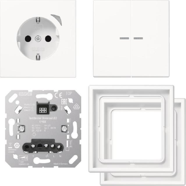 Produktbild JUNG JH-PAKET1LSWW HOME Starterset