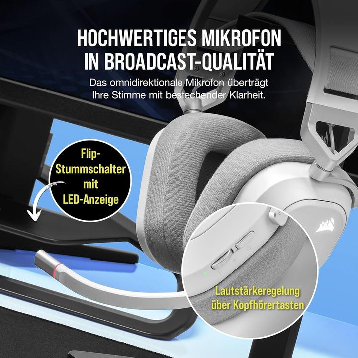 Produktbild Corsair HS80 (Wireless) (Kabellos)