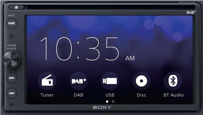Actual product image Sony Xav-Ax205db (Android car, Apple Carplay)