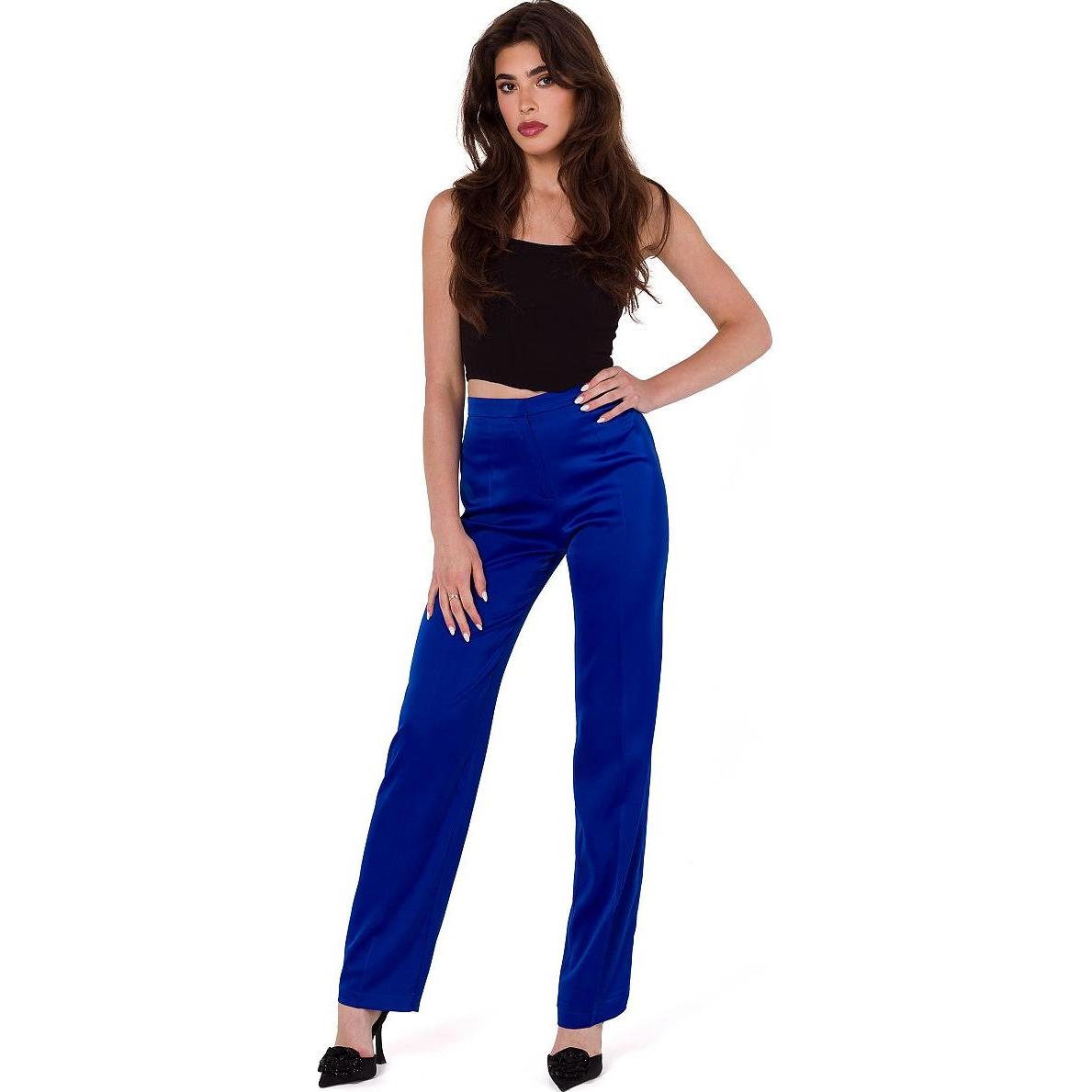 Makover, Damen, Hosen, Damen Hose, Blau, (M)