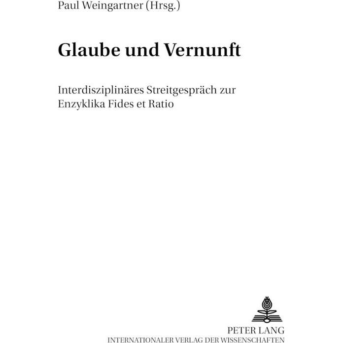 Glaube und Vernunft, Fachbücher