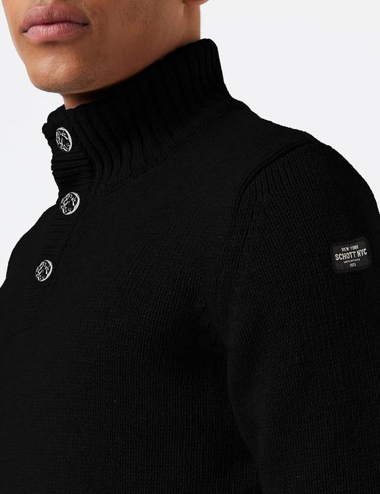 Image du produit Schott Nyc Pullover/sweater voor heren, Zwart, XL (XL)