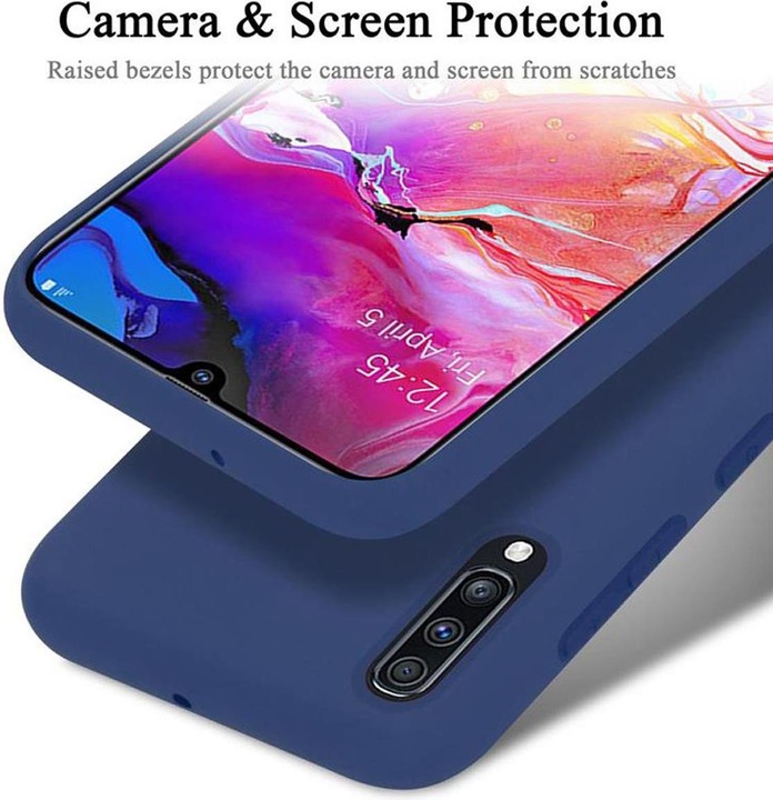 Produktbild Cadorabo TPU Liquid Silicone Case Cover (Samsung Galaxy A70S, Samsung Galaxy A70)