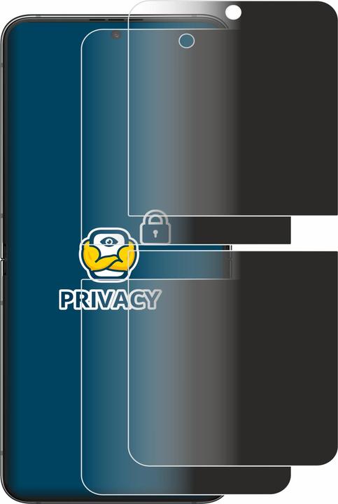 Actual product image BROTECT Anti-spy privacy film Blue light protection film (2 pcs., Samsung Galaxy Z Flip 5G)