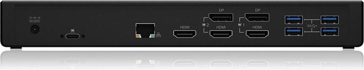 Actual product image Icy Box Docking station notebook USB-C -> 3x video output 60H (USB-C, 14 Ports)