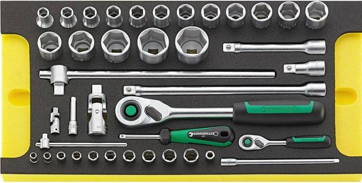 Actual product image Stahlwille TCS WT 40/52/27/13 Tools in TCS insert