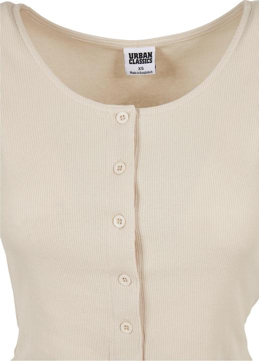 Produktbild Urban Classics Ladies Cropped Button Up Rib Tee - 12114 (4XL)