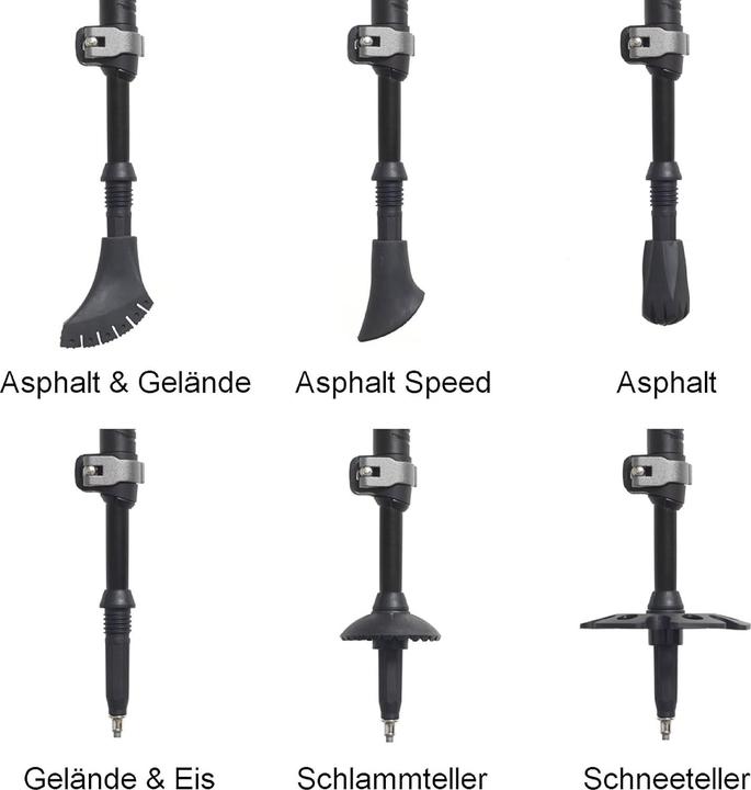 Image du produit Steinwood Premium Wanderstöcke Aluminium - Trekkingstöcke - leicht, verstellbar mit Teleskop und K… (135 cm)