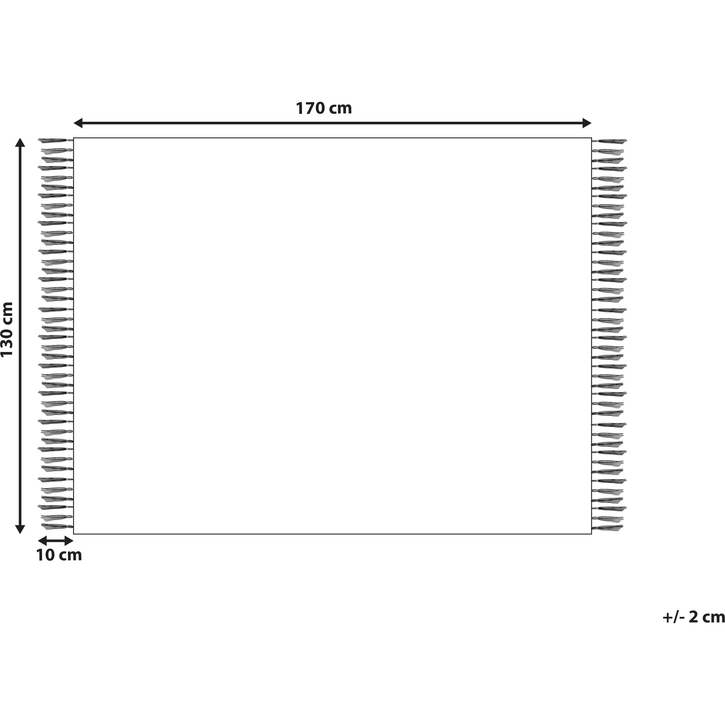 Thumbnail - Beliani, Decke, Halede (130 x 170 cm)