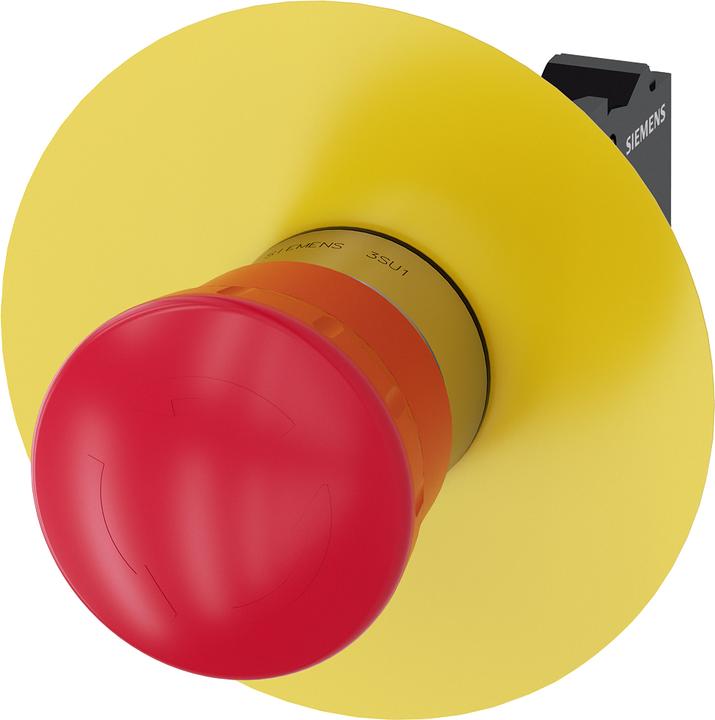 Actual product image Siemens SIEM emergency stop mushroom pushbutton