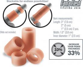 Immagine prodotto Pipedream Silikon-Penisringe /- Hüllen-Set