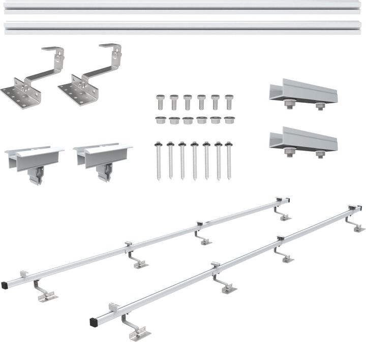 Actual product image Nuasol Tile roof assembly set (Solar system mounting material)