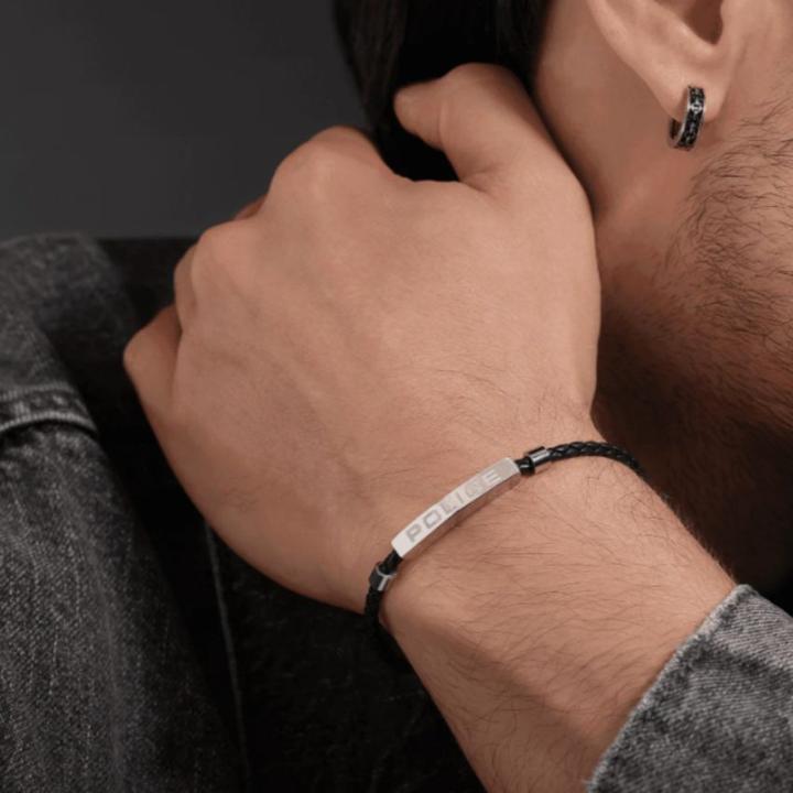 Immagine prodotto Police Contour Armband (19 cm, Acciaio inossidabile)