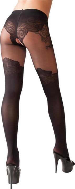 Productafbeelding Cottelli Collection Strumpfhose im Overknee-Look (M)