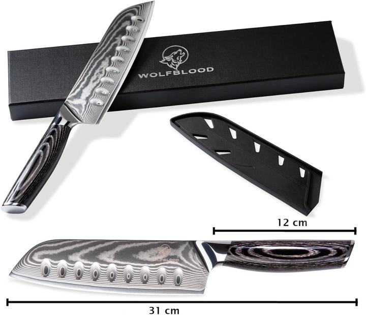 Produktbild Wolfblood Santokumesser (17.50 cm)