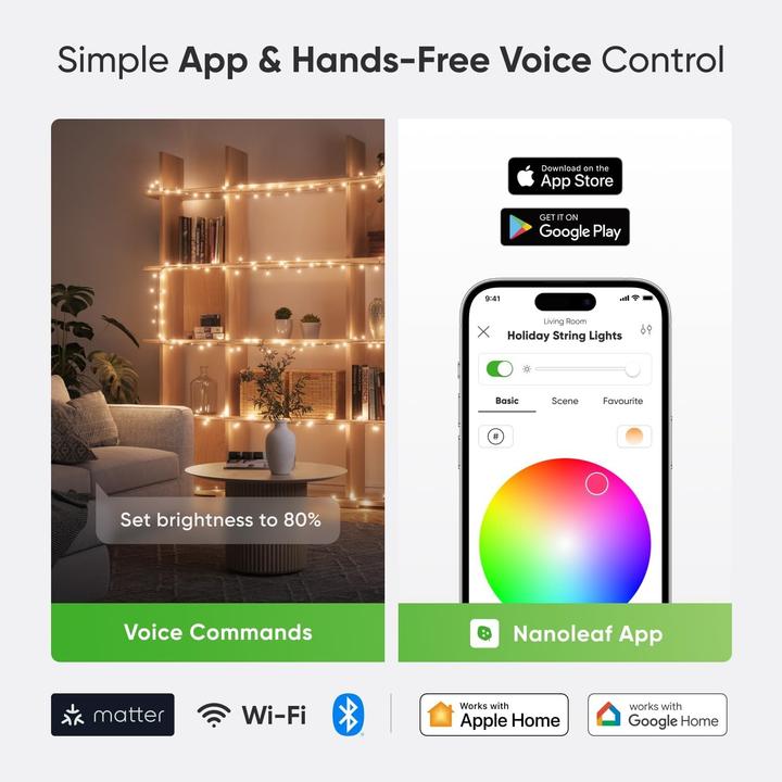 Produktbild Nanoleaf Smarte Lichterkette (25 m)