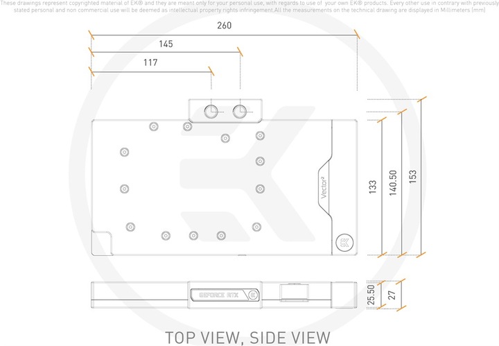 Produktbild EKWB EK QuanVec² Strix/TUF RTX 4080 D-RGB N+P 3831109894095