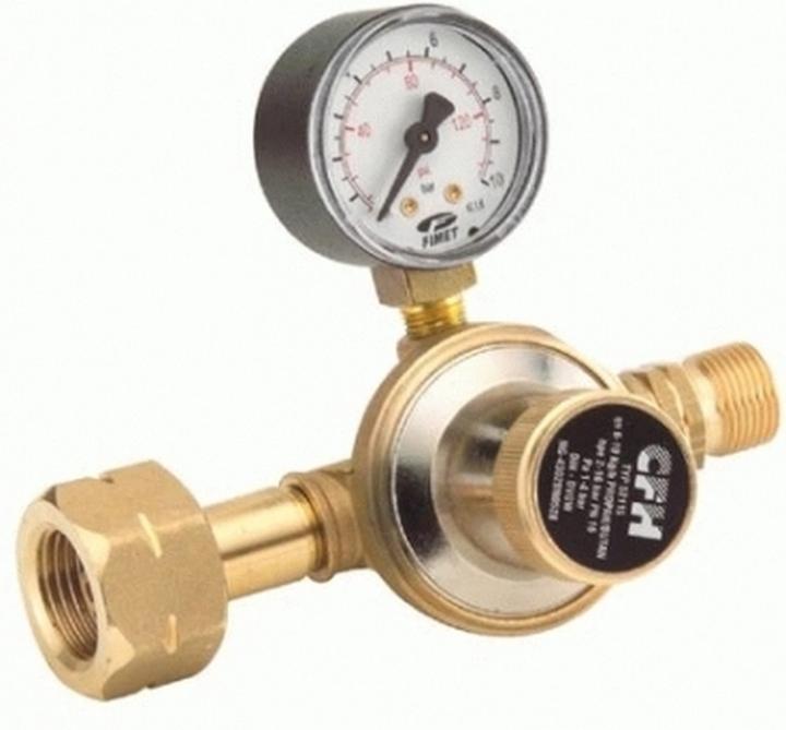 Produktbild CFH Propanregler, mit Manometer, 1-4 bar stufenlos regelbar