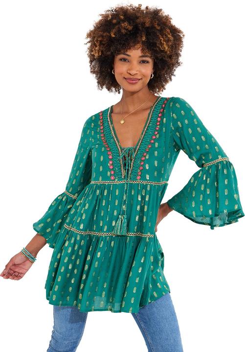 Produktbild Joe Browns Tiered Beaded Boho Mini Dress (40)