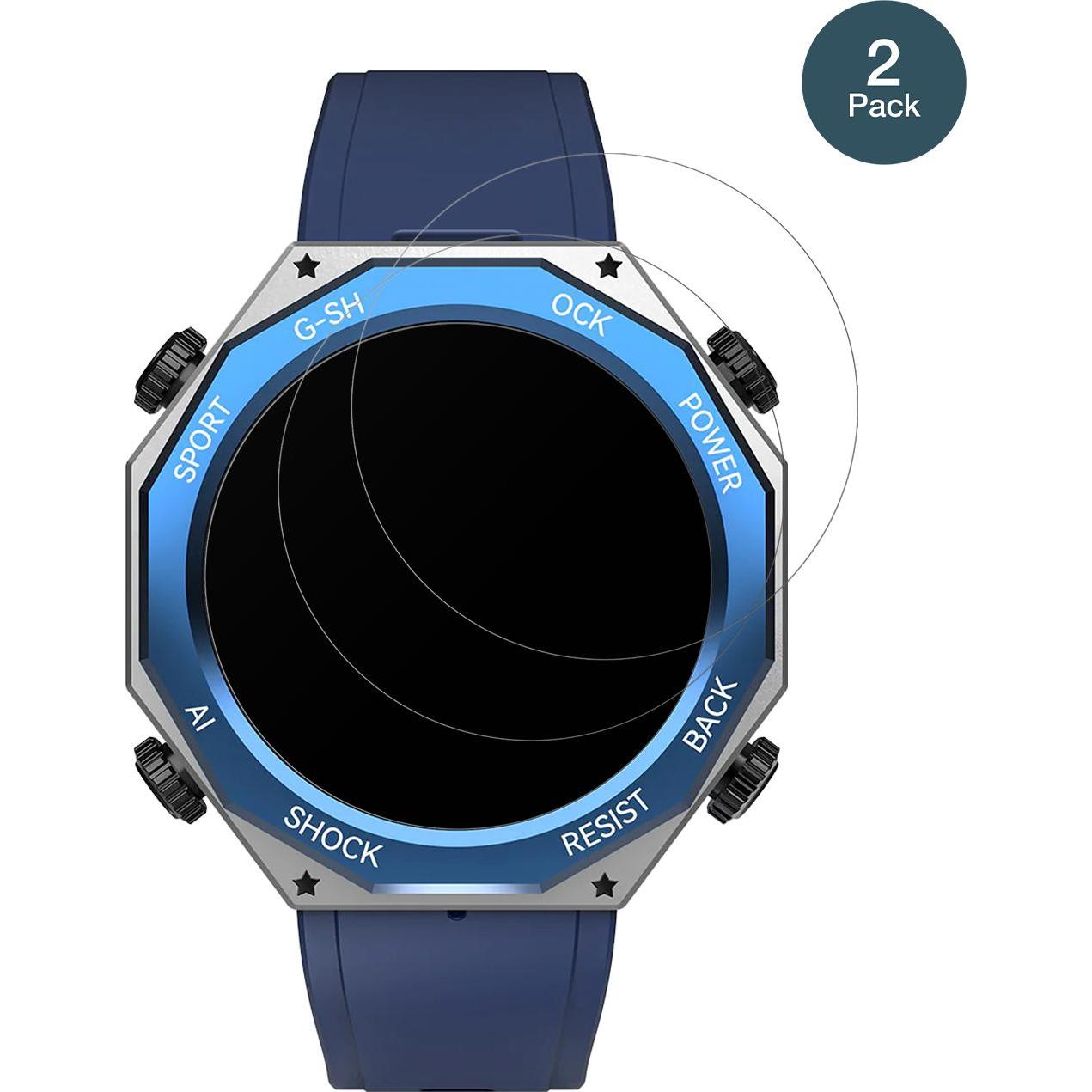 Thumbnail - Dipos Anti-Shock Displayschutz Matt 9H, Smartwatch Schutzfolie, Transparent