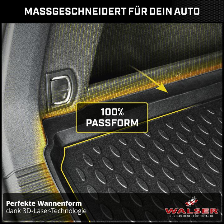Produktbild Walser Kofferraumwanne für BMW X6 ohne adaptives Befestigungssystem BJ 2009 - heute