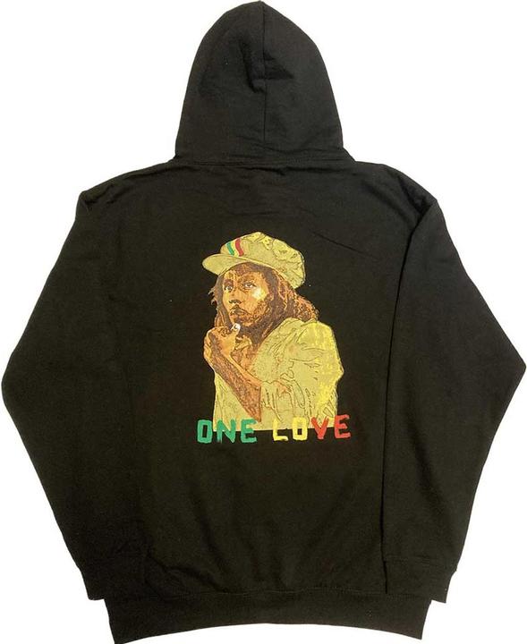 Produktbild Bob Marley Wailers One Love Kapuzenpullover bestickt (L)