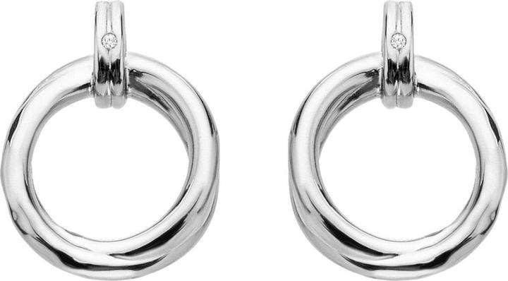 Immagine prodotto Hot Diamonds - Silver dangle earrings with diamonds Aura DE824 (Argento)