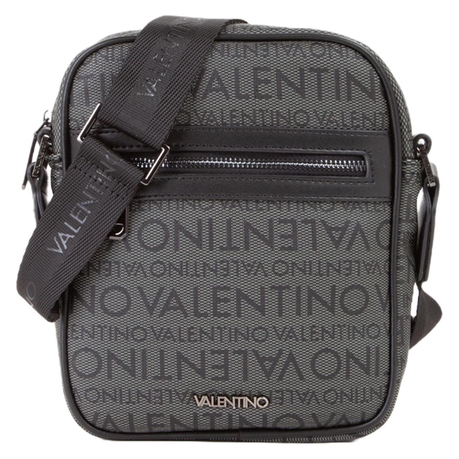 Valentino, Herren, Handtasche, Billion Crossbody Bag, Grau