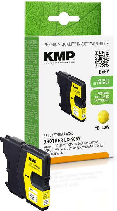 Produktbild KMP B65Y - 4.4 ml - Gelb - kompatibel - (Y)