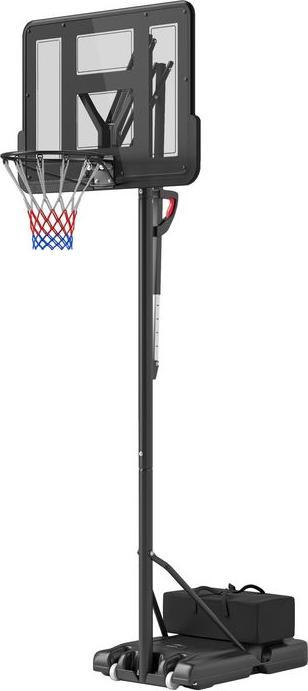 Actual product image Swisshandel24 Basketballkorb Outdoor, Verstellbare Korbhöhe 230-305 cm, mit Rädern, Gewicht