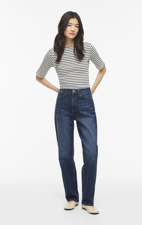 Immagine prodotto Vila VILOPES U-Boot-Ausschnitt Oberteil mit kurzen Ärmeln (L)