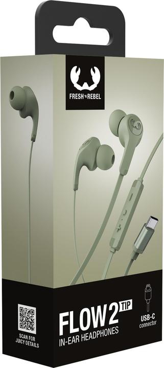 Produktbild Fresh'N Rebel Fresh 'n Rebel Flow 2 Tip Dried Green (NC, Kabelgebunden)