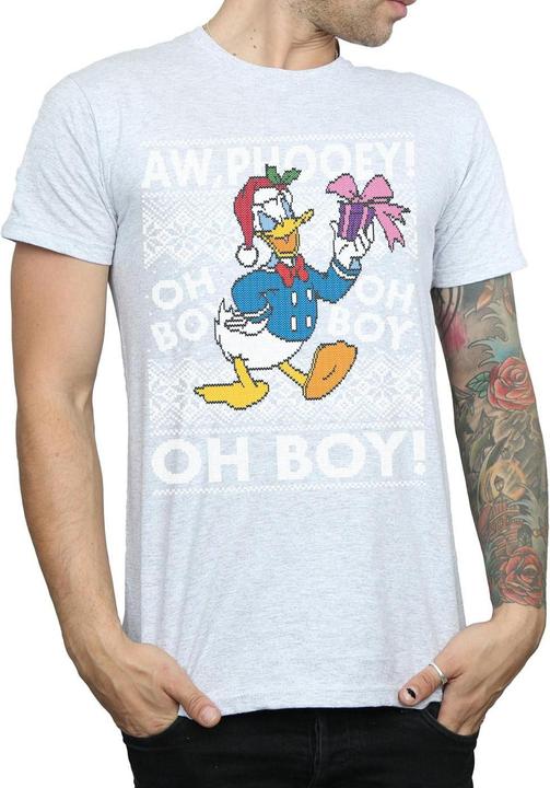 Produktbild Disney Donald Duck Christmas Fair Isle TShirt (XL)