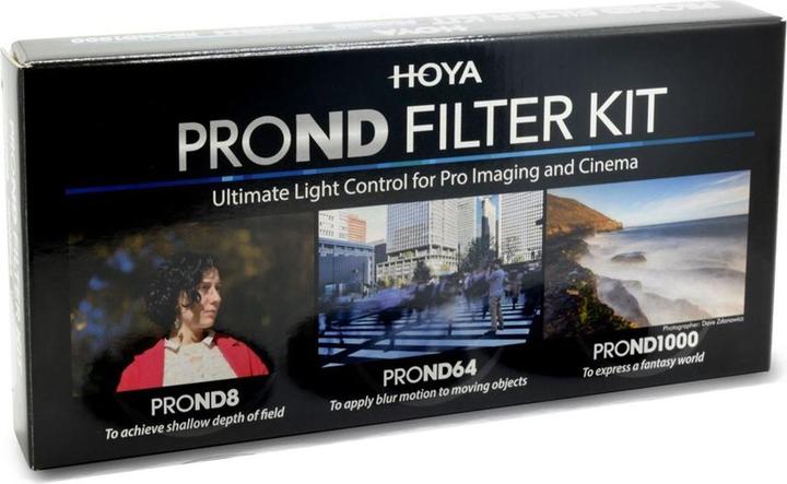 Produktbild Hoya PRO ND Filter Kit 8/64/1000 Filterset (62 mm, ND- / Graufilter, 62 mm)