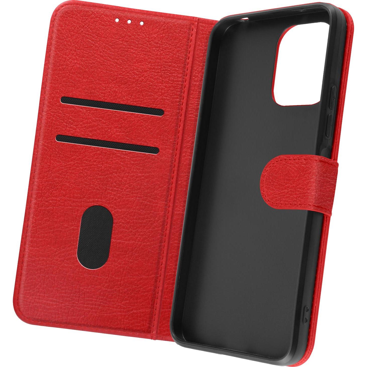 Avizar Chesterfield Series (Xiaomi Redmi 12), Smartphone Hülle, Rot