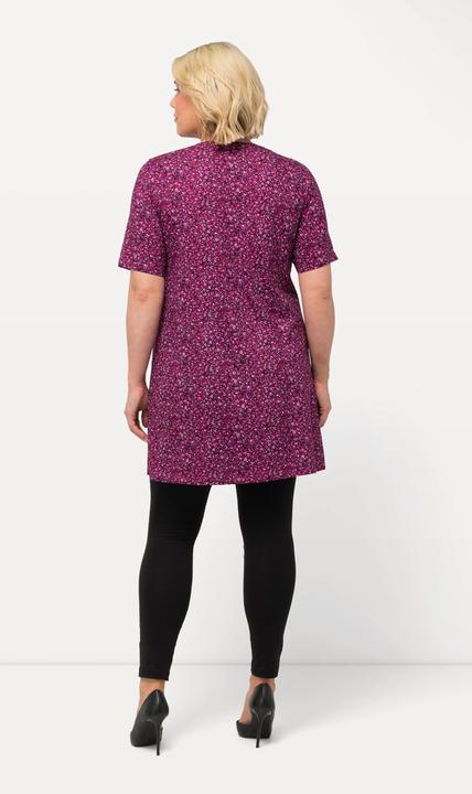 Actual product image Ulla Popken Tiny Floral Print Knit Tunic (42, 44)