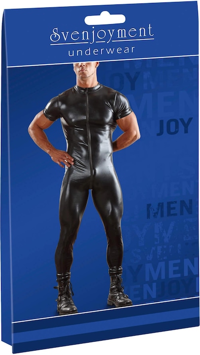Actual product image Svenjoyment Short sleeve jumpsuit wetlook (XXL)