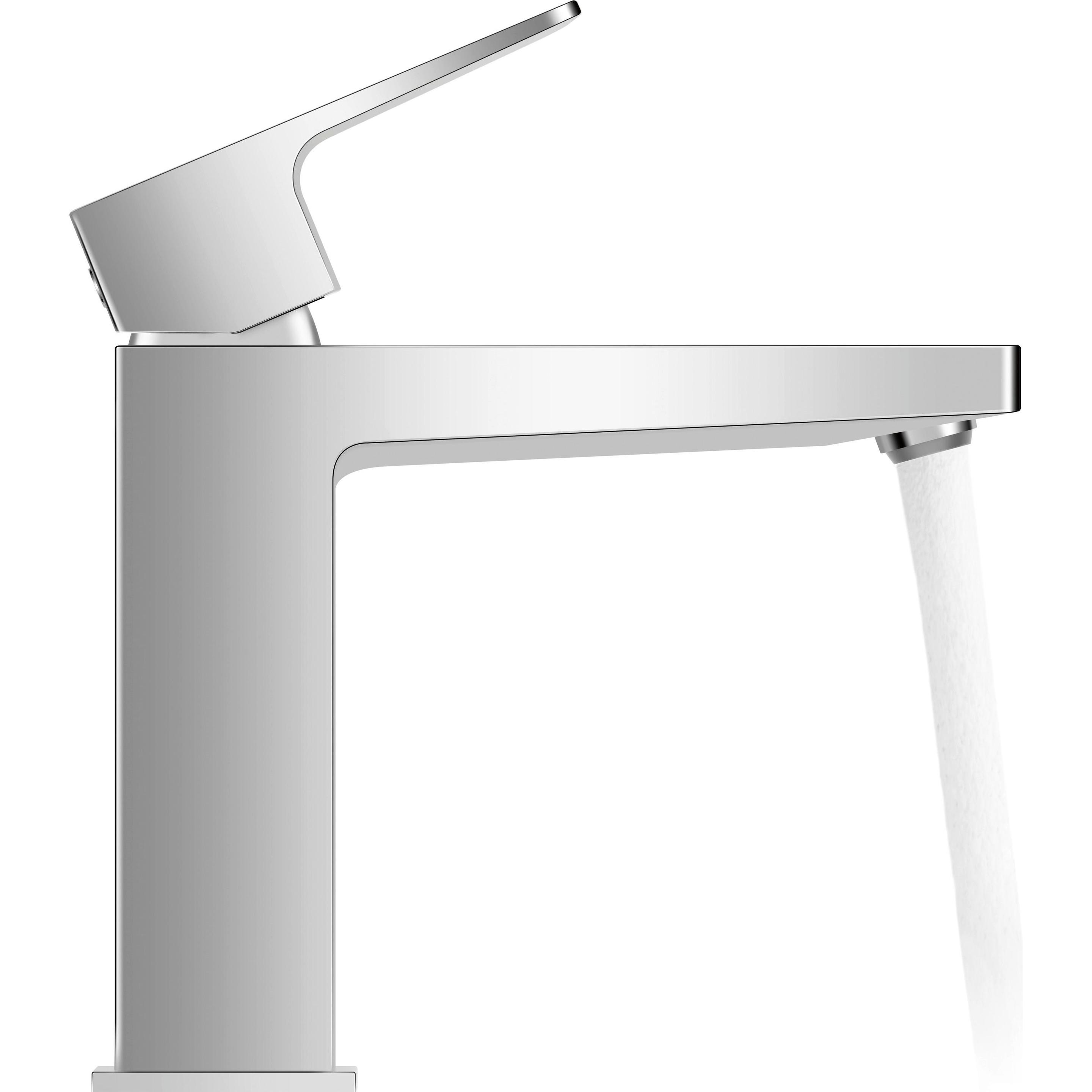Duravit, Badarmatur, Manhattan Einhebel-Waschtischmischer, M MinusFlow, Ausladung 129 mm, ohne Ablaufgarnitur, MH