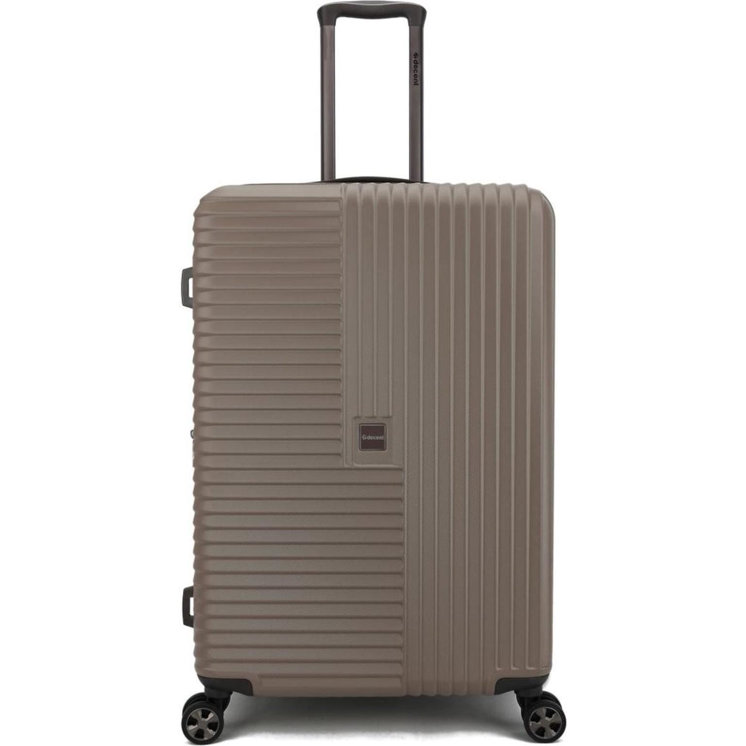 Decent-Verlag, Valigia, Anständiger Tourister Spinner gross 76 cm Taupe, Marrone, (97 l)