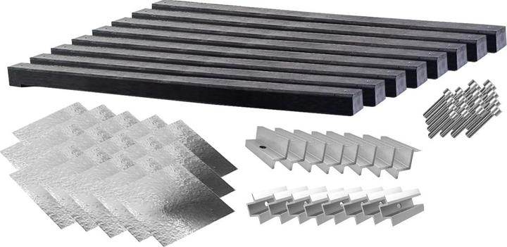 Image du produit Wattstone Montage PV est-ouest Toiture plate pour 6 panneaux solaires 0° Socle en béton avec protection en (Matériel de montage du système solaire)