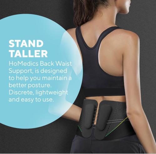 Produktbild Homedics Back Waist Support Massagegerät Gürtel Schwarz
