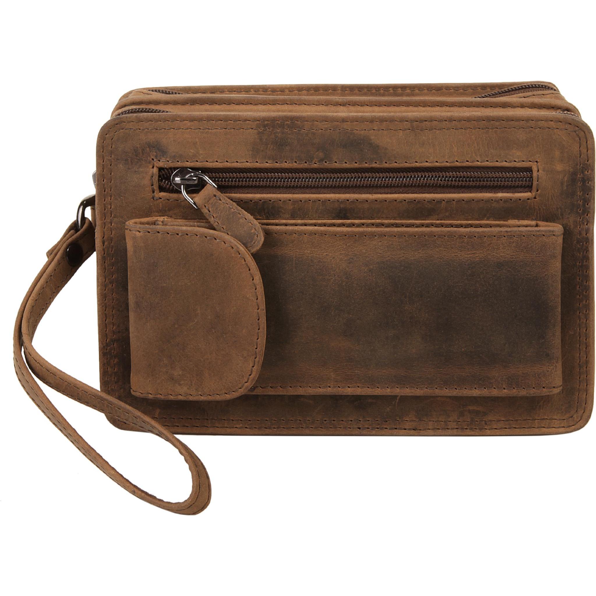 Bagan, Handtasche, Handgelenktasche, Braun