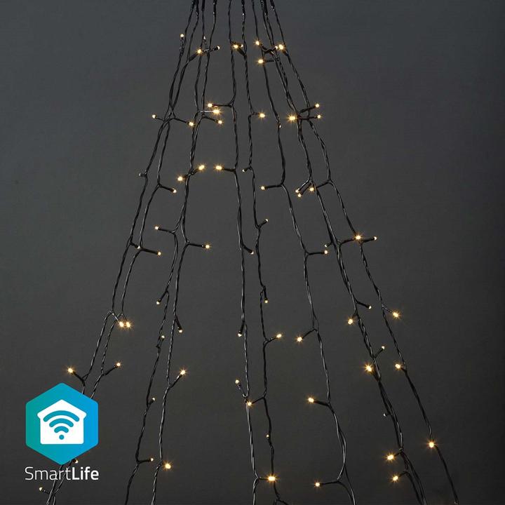 Actual product image Nedis SmartLife Decorative LED | Wi-Fi | Warm White | 200 LED's | 10 x 2 m | Android™ / IOS (2 m)