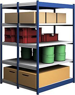 Produktbild kaiserkraft Stabil-Steckregal, doppelseitig