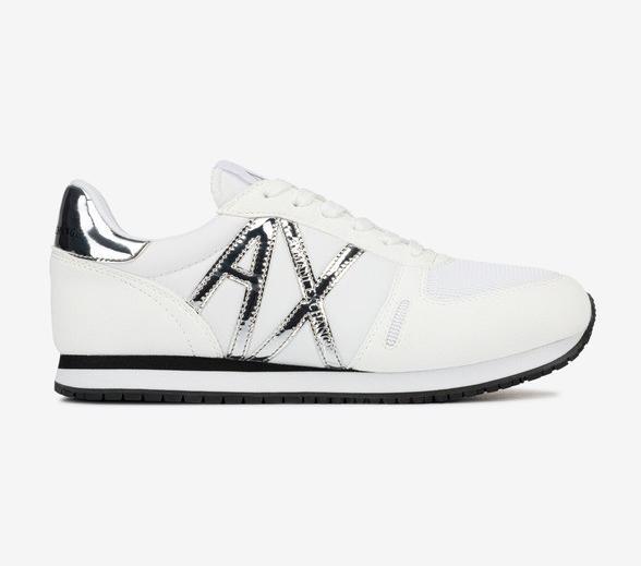 Image du produit Armani Exchange Basket avec Logo Appliqué (40)