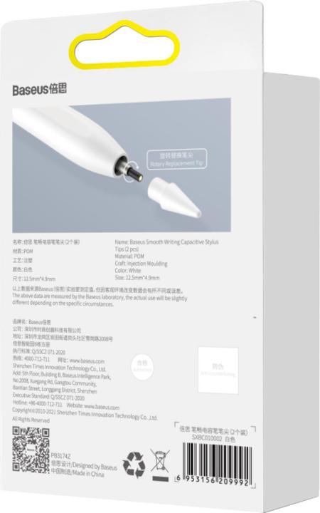 Produktbild Baseus Smooth Writing Capactives Stylus Tips (2pcs)
