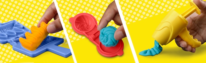 Actual product image Play-Doh Hair Styling Salon Wild Hairdresser