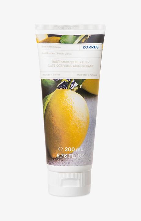 Actual product image Korres Body Milk Basil Lemon (Body milk, 200 ml)