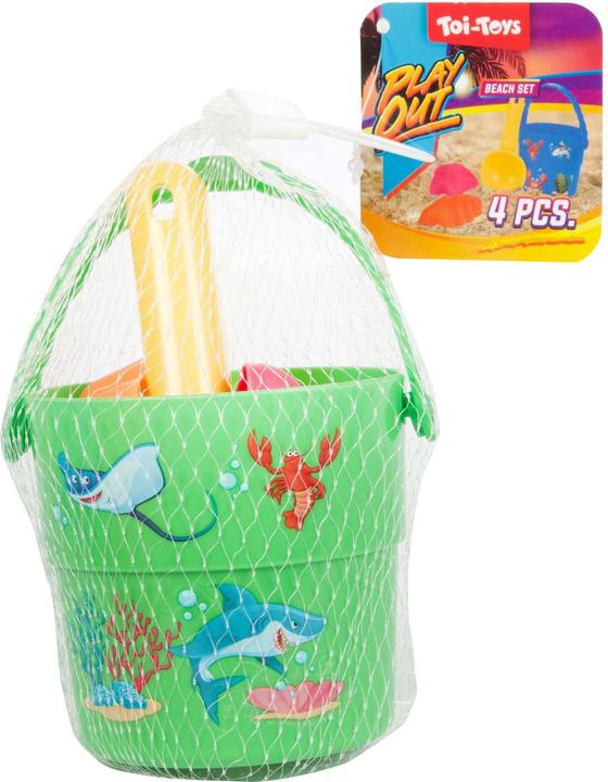 Immagine prodotto Toi-Toys Play Out Mini Beach Set Schaufel und Formen, 4-tlg.