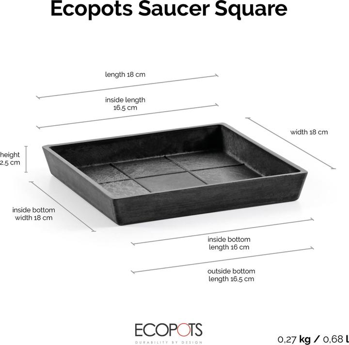 Produktbild Ecopots Saucer Rotterdam